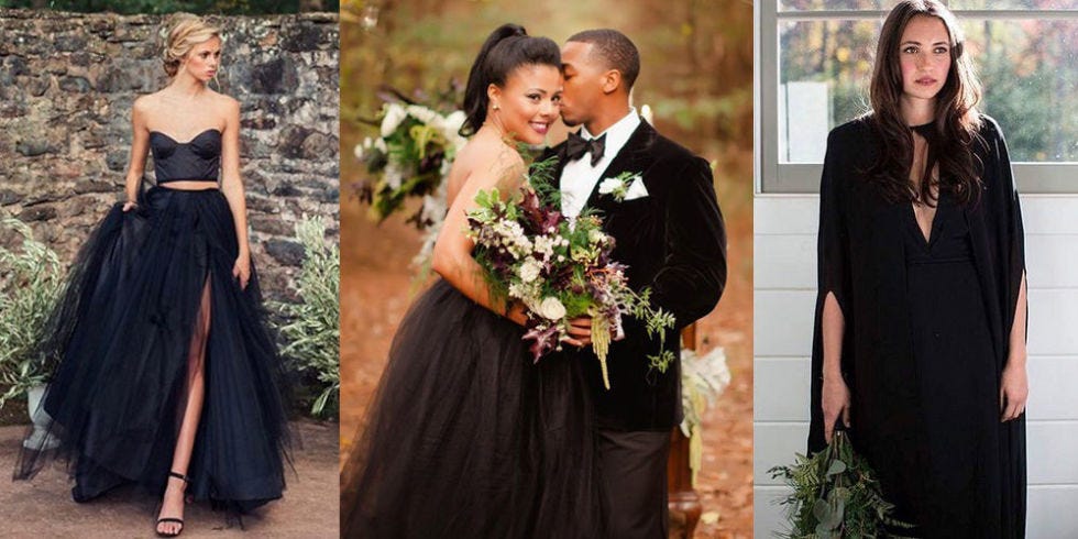 21 wedding dresses for girls who only wear black